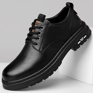 Chaussures d'affaires de style britannique rétro pour hommes grande tête semelle souple en cuir augmenter décontracté jeunes personnes d'âge moyen Style <span class=keywords><strong>basket</strong></span>-ball - Product Image 4