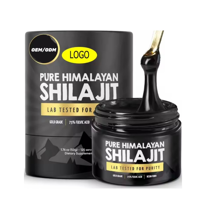 Оптовая продажа, чистая хималайская Органическая Золотая Смола Shilajit под собственной торговой маркой, для повышения энергии и иммунной поддержки для взрослых