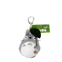 Porte-clés en peluche Totoro original, mignon, dessin animé, breloque de sac, poupée en peluche douce, cadeau Studio Ghibli, objet de collection