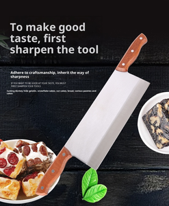 Couperet en acier inoxydable à double couteau pour couper la gélatine en peau d'âne - Product Image 5