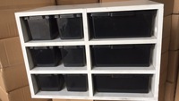 Usine en gros A4 A6 boîte à tiroirs pour animaux de compagnie Boîtes à cage transparente pour reptiles serpent gecko élevage boîte personnalisée pour armoire