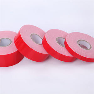 Taille et emballage personnalisables OEM Film anti-adhésif vert double face Ruban de <span class=keywords><strong>mousse</strong></span> PE 1mm Ruban adhésif automatique blanc et noir - Product Image 6