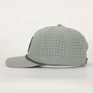 Wholesale Custom Embroidery Logo High Quality 5 Panel Adjustable Unisex Dad Hat <b>Black</b> Polyester Sport Gorras Rope <b>Baseball</b> <b>Cap</b> - Product Image 3