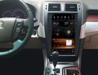 Radio de Coche Android Estilo Tesla de 13.6 Pulgadas con DVD Multimedia para Toyota Crown 2010-2014, Auto Carplay, GPS, Navegador, Bluetooth, Estéreo, 4G