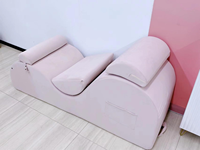 Chaise de yoga extra-large en mousse haute densité, chaise longue pour chambre à coucher, outil de soutien pour le yoga, les étirements et les reformers de Pilates
