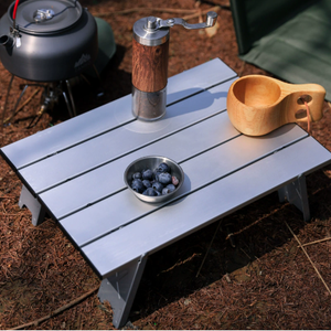 Outdoor ultra-light portable mini aluminum alloy <b>table</b> ultra-<b>small</b> <b>folding</b> leisure <b>table</b> tent camping <b>table</b> coffee <b>table</b> tea tab - Product Image 1