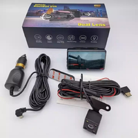 Caméra de tableau de bord de voiture WiFi à double objectif 4K 3,0 pouces grand angle avec vision nocturne et enregistreur vidéo