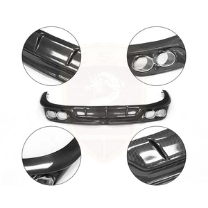 Difusor Trasero de Fibra de Carbono Estilo AK para <span class=keywords><strong>Porsche</strong></span> 911 <span class=keywords><strong>991</strong></span>.2 <span class=keywords><strong>Turbo</strong></span> <span class=keywords><strong>S</strong></span> - Product Image 2