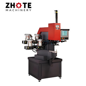 Гидравлический пресс с одной колонной, управляемый ПЛК и сенсорным экраном, для автоматической подачи гаек и болтов, производство ZHOTE - Product Image 3