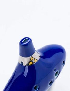 Marca nueva leyenda de Zelda <span class=keywords><strong>Ocarina</strong></span> del tiempo 12 agujero Alto Trifuerza enlace <span class=keywords><strong>Ocarina</strong></span> Zelda Cosplay de cerámica exclusivo - Product Image 3