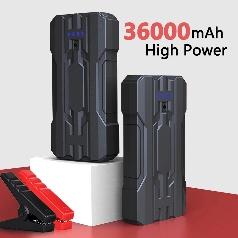 12V 36000mAh High Power Jump Starter Battery Booster Power Bank / Multi-Function Portable Lithium Battery Car Jump Starter