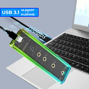 เคสคอมพิวเตอร์ ELE-GATE โปร่งใส พร้อมไฟ RGB สำหรับเล่นเกม รองรับขนาด 2230 2242 2260 2280 - Product Image 5