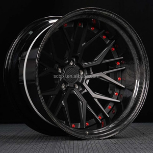 ล้อฟอร์จ BJXL สีดำด้าน คาร์บอนไฟเบอร์ 5x112 5x114.3 5x120 ขนาด 18 19 20 21 22 นิ้ว สำหรับ X3 A3 - Product Image 2