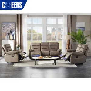 MANWAH CHEERS Kain Desain Baru Berbaring Ruang Tamu Sofa Kursi Sofa Set untuk Ruang Tamu Mebel