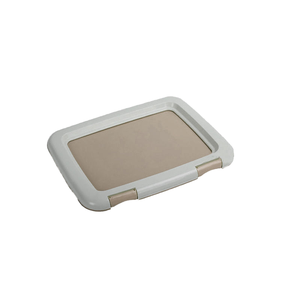 Bac à litière pour chat <span class=keywords><strong>Reseau</strong></span> Type de plaque plate Chien de petite race Conception encliquetable Coin attaché Empêcher de pousser les excréments Bac à litière pour animaux de compagnie - Product Image 2