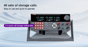 La fuente de alimentación lineal de CC programable multicanal de 30V 6V 3A admite salida de voltaje negativo RS232 USB - Product Image 6