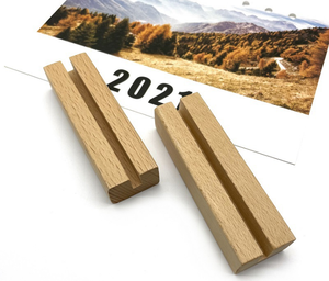 Tailai-portatarjetas de madera de haya rústica, soporte de exhibición de tarjetas de Escort, soporte de mesa para señal de número, soporte de menú para <span class=keywords><strong>restaurante</strong></span> y fotos - Product Image 4