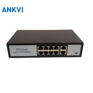 KU-9010G 8-Port Gigabit <b>PoE</b> <b>Switch</b> 2 Uplink 10/100/1000Mbps 30W/Port 120W VLAN 802.3at/af - Product Image 2