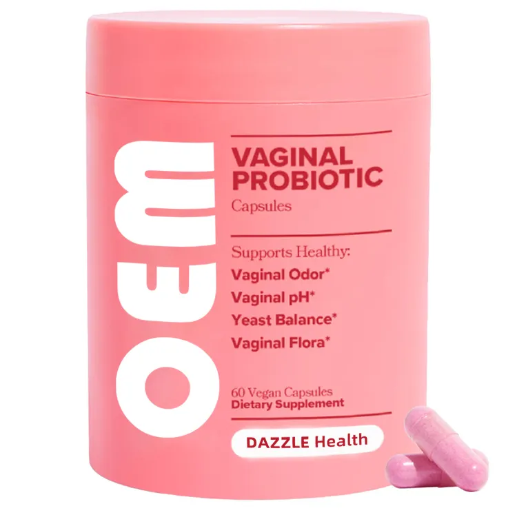 Donne equilibrio pH prebiotici Lactobacillus Probiotic miscela di salute vaginale delle donne integratore di probiotici vaginali