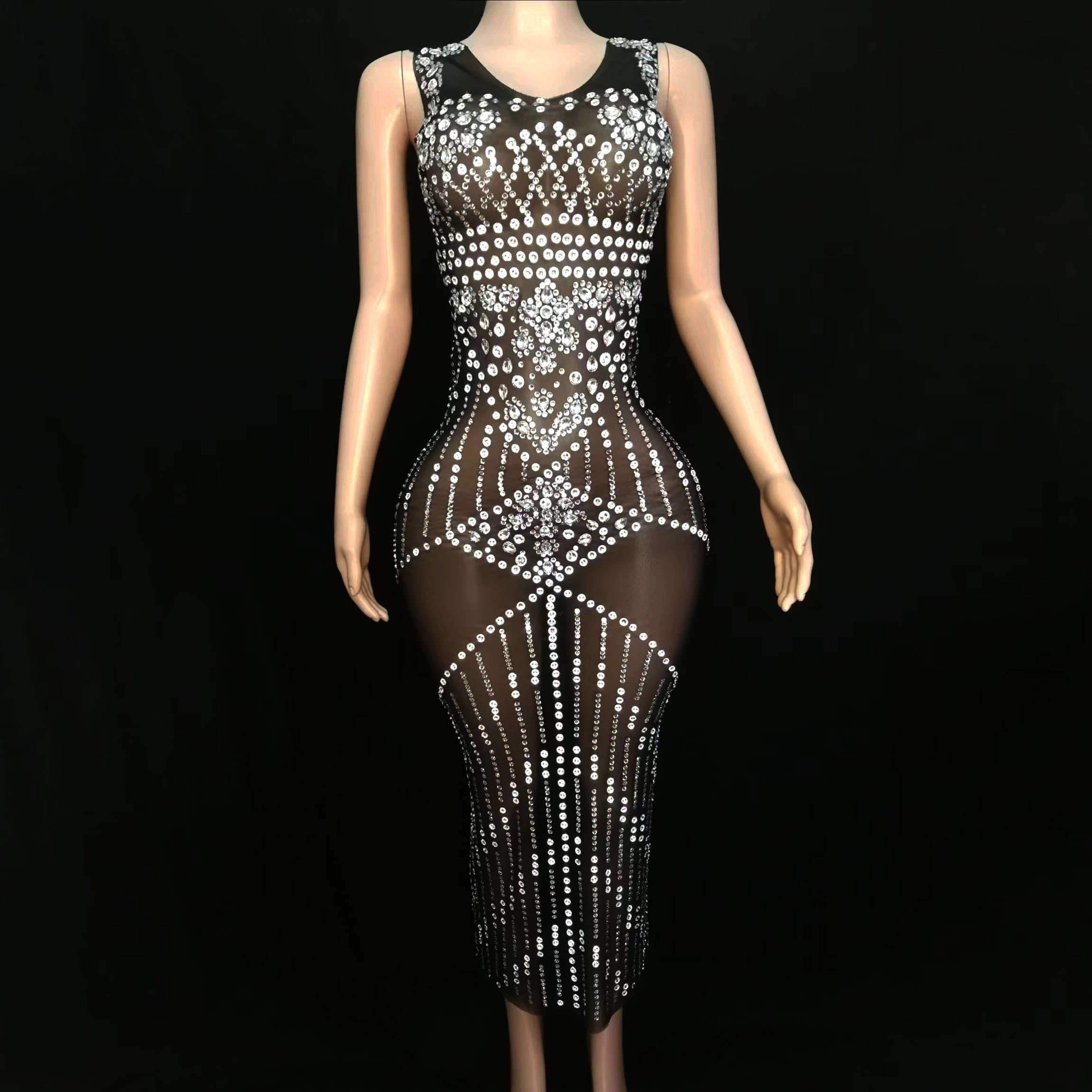 Buy In Bulk Long Black Red Carpet Dresses Chiffon & Mesh Fabric |  Alibaba.com