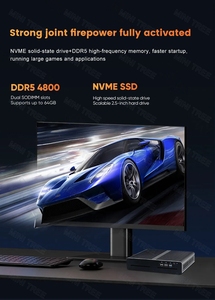 Mini <span class=keywords><strong>PC</strong></span> de jeu Intel I7 13620H DDR5 11600H I9 11800H DDR4 Mini <span class=keywords><strong>PC</strong></span> <span class=keywords><strong>RTX</strong></span> 4060 8G <span class=keywords><strong>3060</strong></span> 12G M.2 NVMe Win11 Mini ordinateur gamer WiFi6 - Product Image 3