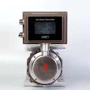 אינטליגנטי זרימת גז מטר שורשים (מותניים גלגל) Flowmeter גז רטוב מד זרימת flowmeter גז דחוס אוויר flowmeter