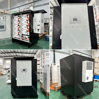 Système de stockage d'énergie de batterie extérieur intégré ESS avec onduleur Deye 50KW 100KW, batterie LiFePO4 100kWh 200kWh BESS