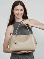 Sac à bandoulière de luxe haut de gamme pour femme, grande capacité, décontracté et tendance, avec fermeture ouverte, sac à main durable