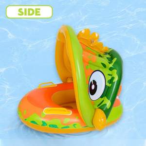 Bote Inflable de PVC para Bebés MAKE WAVES con Toldo de 28x22 Pulgadas para Jugar en Piscinas y Lagos - Product Image 3