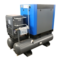 Compresseur HT personnalisé 10 kW 15 kW 22 kW tout-en-un avec grand réservoir pour découpe laser