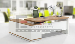 Nuovo Lusso Moderno Ufficio Esecutivo L-forma di Mobili Per Ufficio In Legno Design del Tavolo di Commercio All'ingrosso Della Fabbrica di Vendita Su Misura con Mobile - Product Image 5