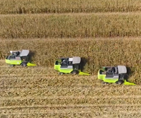 Moissonneuse-batteuse More Harvest TE100 140-147HP, largeur de travail 4000 mm, pour champs de blé, maïs, soja, carottes et ail