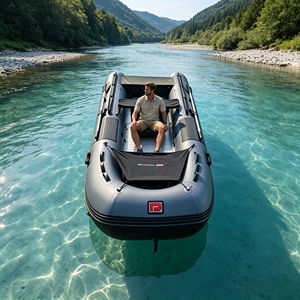 <span class=keywords><strong>Bateau</strong></span> <span class=keywords><strong>pneumatique</strong></span> à coque en aluminium AI380, 3,8 m (12,5 pi), 5 personnes, yacht sportif en PVC, plaque de fond en alliage d'aluminium, <span class=keywords><strong>moteur</strong></span> 35 CV - Product Image 6