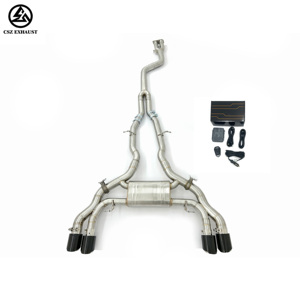 Hệ thống ống xả thể thao CSZ Quick Delivery X3m Catback dành cho BMW X3M Competition F97 X4M F98, chất liệu thép không gỉ 304, tích hợp van điều khiển điện tử và điều khiển từ xa. - Product Image 1