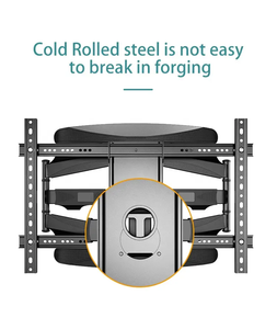 50 "-85" Base grande 120 ° Soporte de pared de TV de movimiento completo para TV 50 "-85" VESA 200*200 a 600*400mm 68,2 kg ZENO P700 - Product Image 3