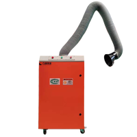 Nouvel extracteur de fumée de soudage industriel à double bras, collecteur de poussière, équipement de purification d'atelier mobile, filtre HEPA 99,9%