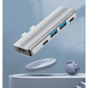 Hub <span class=keywords><strong>USB</strong></span>-C avec ports multiples <span class=keywords><strong>USB</strong></span> 3.0 4K pour <span class=keywords><strong>adaptateur</strong></span> <span class=keywords><strong>HDMI</strong></span> Type C <span class=keywords><strong>vers</strong></span> <span class=keywords><strong>USB</strong></span> pour <span class=keywords><strong>Macbook</strong></span> Pro/<span class=keywords><strong>Air</strong></span> Fabriqué aux États-Unis - Product Image 2