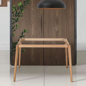 طاولة من الخشب الصلب المقوى الأنيق ، إطار من خشب الزان ، إطار من الخشب الصلب ، إطار من الخشب - Product Image 4