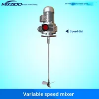 Mélangeur vertical puissant en acier inoxydable avec fonction de réglage de la vitesse pour détergent, colle, lessive, transformation alimentaire