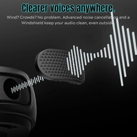 Microphone Insta360 Mic Air Mini 7,9 g 48 kHz, émetteur magnétique, microphone audio pour X5/X4/Ace Pro 2/GO Ultra, accessoire