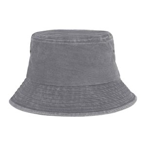 Chapeaux Bob Unisexe en Denim Lavé 100% Coton, Couleurs Classiques Variées, Style Vintage, Protection Solaire, Vente en Gros - Product Image 2