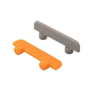 Soporte oculto para el pie de la estantería, clip de plástico de 3 mm para armario, fácil instalación, diseño moderno y sencillo - Product Image 1