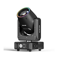 Système d'éclairage de scène professionnel en gros 295W LED Spot tête mobile lavage pour DMX Gobo club Disco Light