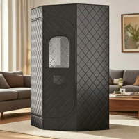 Vente directe d'usine, sauna portable à vapeur pour usage domestique, tente de sauna pliable, sauna complet pour le corps, vente en gros, sauna humide, salle de spa