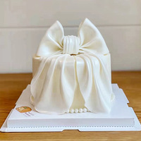 Offre Spéciale Fondant de gâteau de couleur unie pâte de Fondant décoration de marque de sucre matières premières molles comestibles 100g