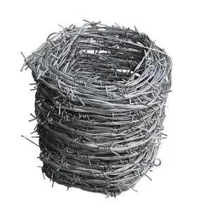 Factory Supply Galvanized Barbed Wire Barbed wire fence Barbed Wire 50kg 25kg