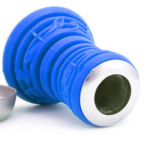 チチャチャコールホルダーShisha HookahボウルメタルシリコンミュージカルShishaヘッドポータブルアラビアHookahsアクセサリー卸売 - Product Image 5