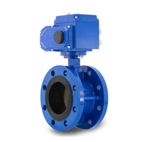 Válvula de Mariposa de Doble Brida DN400 PN16 D41 de 16 Pulgadas de Hierro Dúctil para Agua, Aceite, Gas, Energía Hidráulica y Aplicaciones Generales
