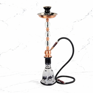 Set de Narguile de Cristal Estilo Camello con Diseño de Doble Manguera para Uso en Bares y Salones, Narguiles, Shisha, Hookah, Hukka - Product Image 3