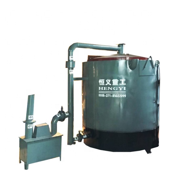 Производство древесного угля, печь для карбонизации опилок, промышленная печь для производства древесного угля